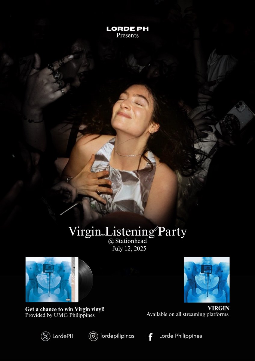 Only 2 days left before we relive the fun from last Sunday’s party! Don’t forget to download Stationhead (available on the App Store and Play Store) and sign up to join us this Saturday! Plus, we’re giving away a Virgin vinyl courtesy of UMG Philippines. See you there!