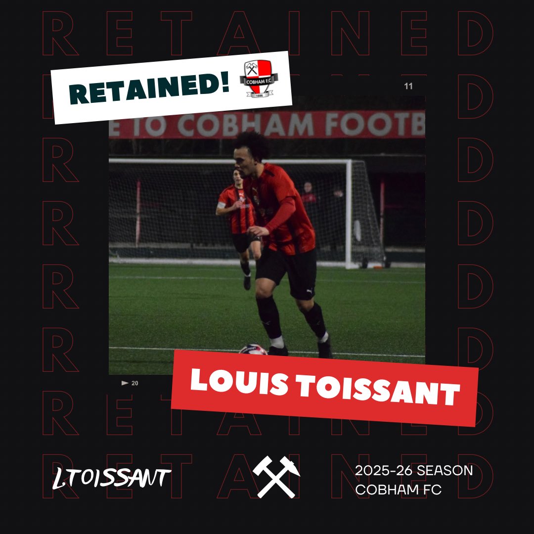 COBHAM FOOTBALL CLUB (@cobham_fc) on Twitter photo ๐ฆ๐พ๐๐ฎ๐ฑ ๐จ๐ฝ๐ฑ๐ฎ๐๐ฒโ๏ธ
Toissant signs on for the upcoming season!
Louis has hit the ground running in preseason and we are excited to see what he can do this year!
Looking forward to seeing Louis back in a Hammers Shirt again next season!
๐จ๐ฝ ๐ง๐ต๐ฒ ๐๐ฎ๐บ๐บ๐ฒ๐ฟ๐! ๐ฆ๐พ๐๐ฎ๐ฑ ๐จ๐ฝ๐ฑ๐ฎ๐๐ฒโ๏ธ
Toissant signs on for the upcoming season!
Louis has hit the ground running in preseason and we are excited to see what he can do this year!
Looking forward to seeing Louis back in a Hammers Shirt again next season!
๐จ๐ฝ ๐ง๐ต๐ฒ ๐๐ฎ๐บ๐บ๐ฒ๐ฟ๐!
