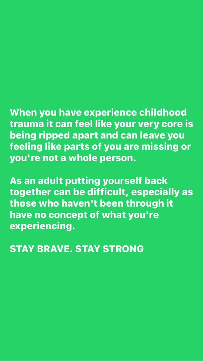 SaraB_ForwardD's tweet photo. #childhoodtrauma #staystrong https://t.co/IvjAwVkyQB