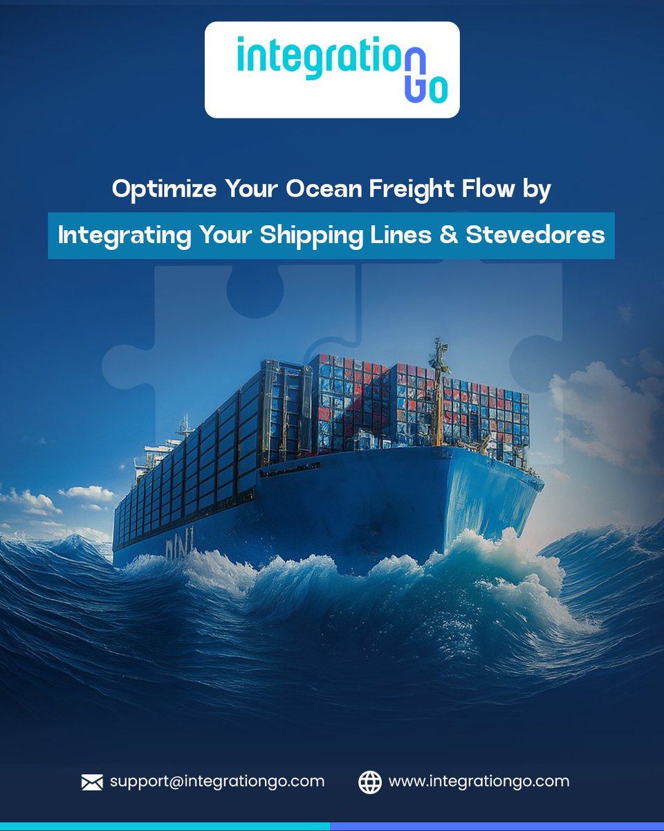 IntegrationGo_'s tweet image. Shipping line &amp;amp; stevedore integration made simple by IntegrationGo

Read more: shorturl.at/PIX33

Visit us at: integrationgo.com/shipping-lines…

#ShippingIntegration #Stevedores #CargoWiseIntegration #PortOperations #OceanFreight #SupplyChainAutomation #ERPIntegration #IntegrationGo