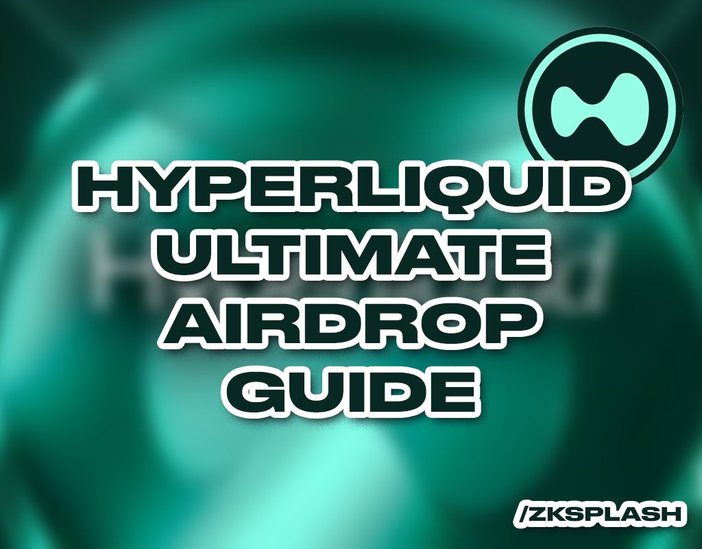 The most asymmetric bet to actually make $100K+ is how to farm HyperEVM

This is the ultimate guide to farming Hyperliquid 🫡

There's a lot of protocols, so read this guide and then share it, then read it again.

Let's go 👇