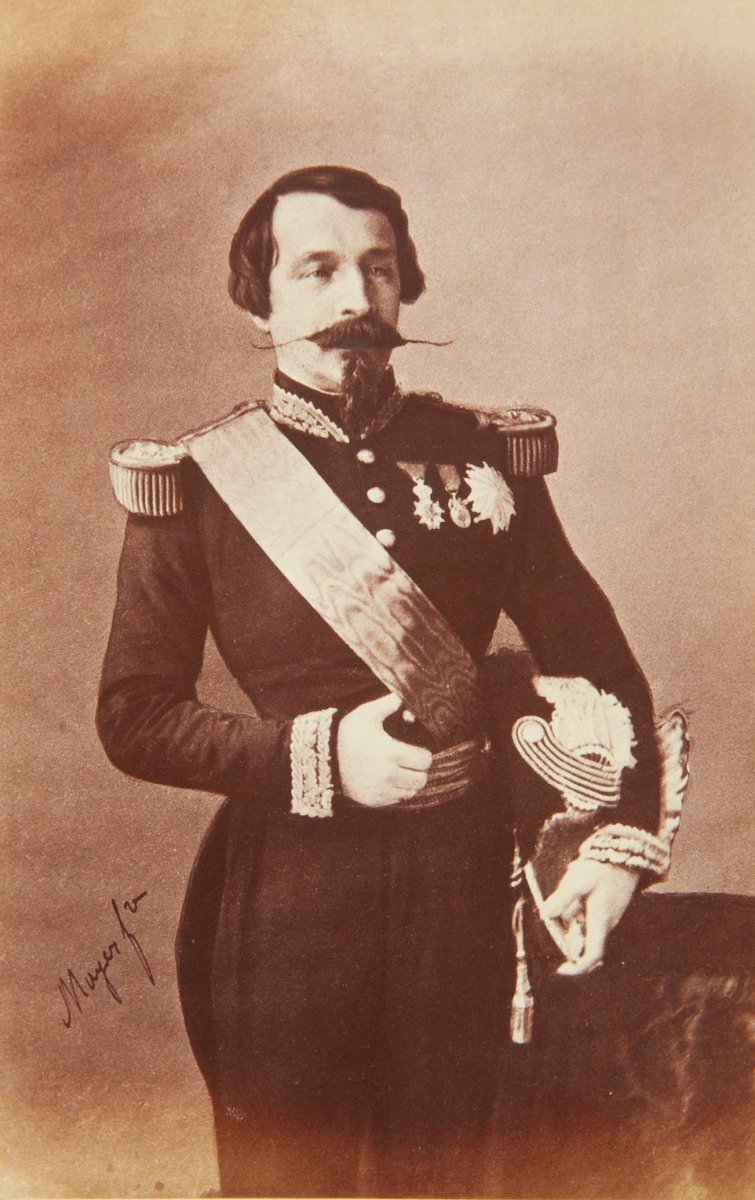 Interesting to see just how dominant the gene for waxed stiletto moustache and hirsute goatee is - don't think we need DNA testing to see whose illegitimate son Eugène Bure was...
