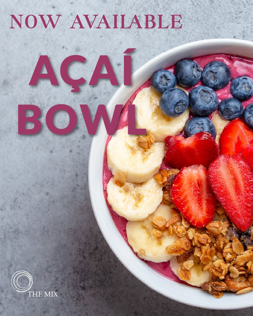 🌈 New at The Mix: Açai Bowls

Now available from 11:00 AM till closing - build your perfect bowl for just $10. Pick up to 3 delicious toppings and fuel your day the flavorful way. 🍓 🍌 🥭 🥥 

The Mix
Open Daily 6:00 AM - 11:00 PM

#westinguam #westin #acaibowl