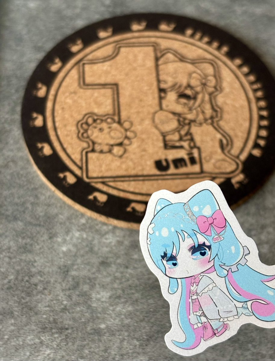 コルクコースター付 C101コミケ てぃんかーべる イベント限定セット 漣月うみ Rengetsu Umi🐳🍷海の化身Vtuber on X: 