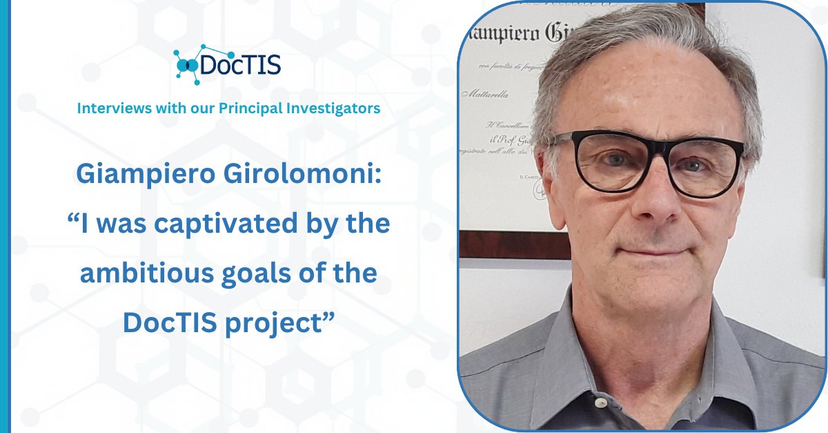 DoctisEU's tweet image. 📣 In our latest PI interview, we speak with Giampiero Girolomoni, Head of the #Dermatology Section at @UniVerona:

🗨️ “I was captivated by the ambitious goals of the #DocTISProject”.

👉 Read more: doctis.eu/giampiero-giro…

#IMID #IMIDs #AutoimmuneTherapies #IMIDResearch