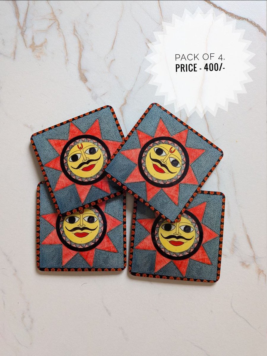 Shrayas (@shrayasr) on Twitter photo š¢ Next round of <a href="/sundarakala/">Sundarakala</a> merchandise is here š¢
As promised, Coasters are available now! These are MDF with her artwork on them.
Reach out to her on instagram: instagram.com/sundarakala or DM me here and I can put you onto her :)
RT to support a small business. ā¤µļø š¢ Next round of <a href="/sundarakala/">Sundarakala</a> merchandise is here š¢
As promised, Coasters are available now! These are MDF with her artwork on them.
Reach out to her on instagram: instagram.com/sundarakala or DM me here and I can put you onto her :)
RT to support a small business. ⤵ļø