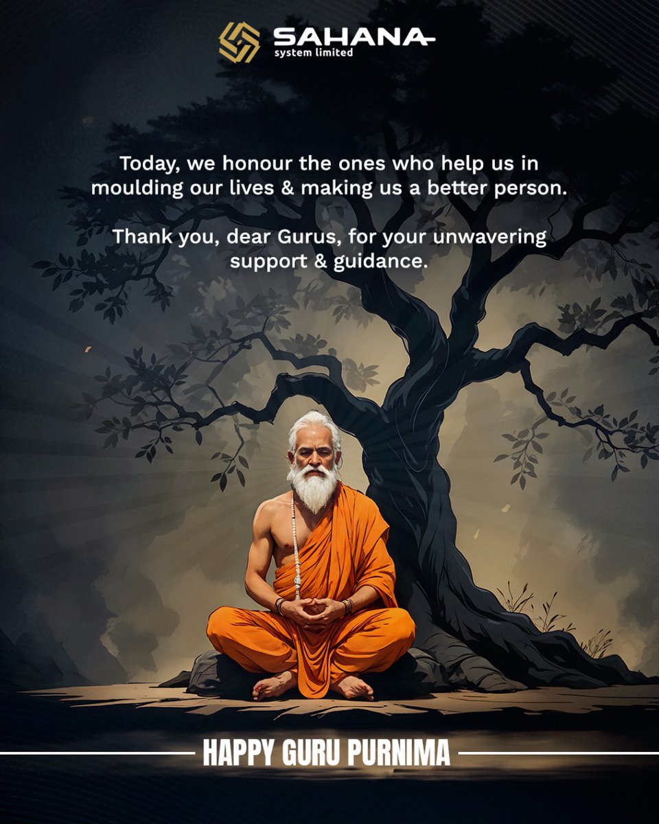 Let us all pay an ode to our Gurus by implementing their teachings into our daily lives✨
We shall always remain indebted to their invaluable contributions in our success🙏🏻
.
.
.
.
#sahanasystemlimited #gurupurnima #gurupurnimaspecial #itcompany #teachings #digitaltransformation