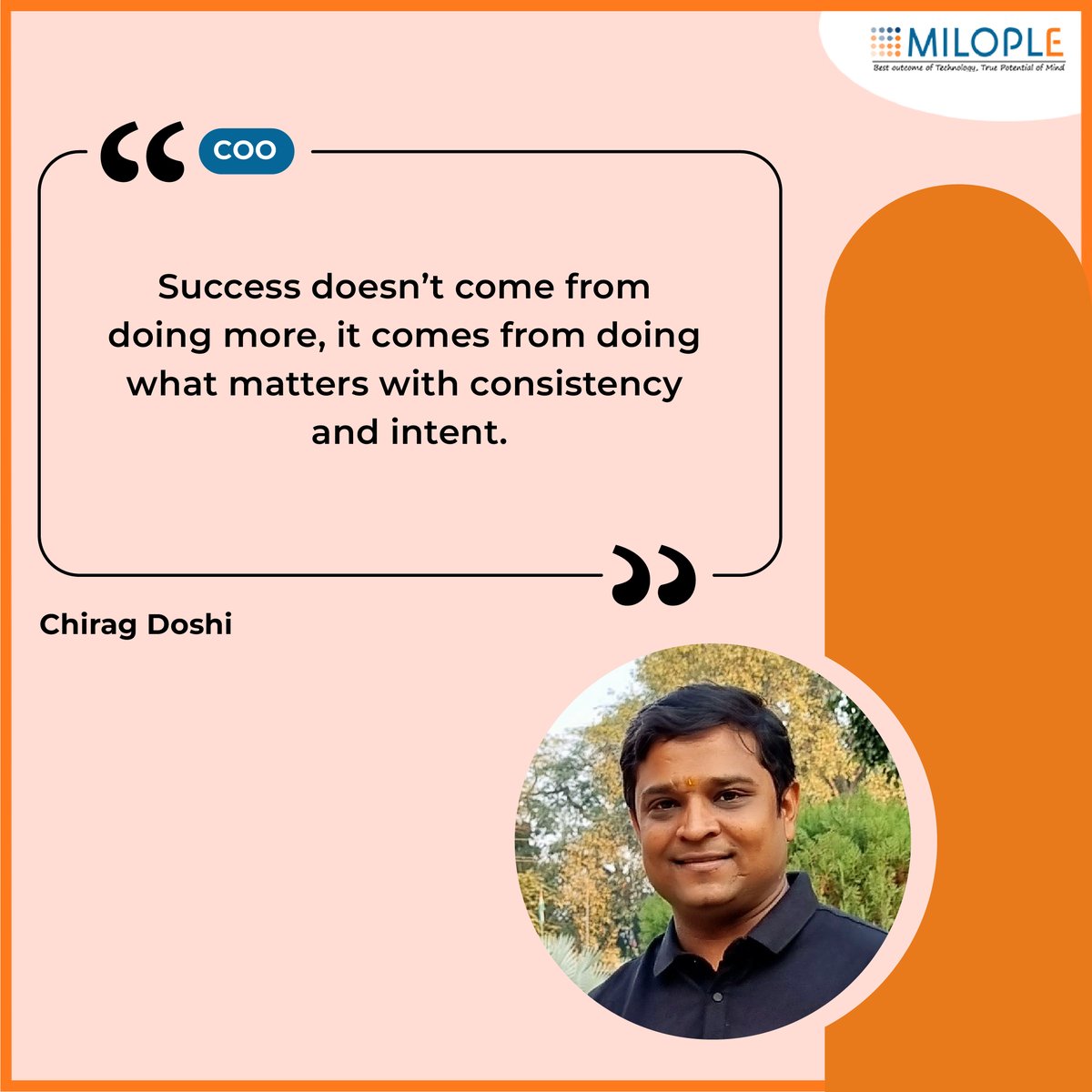 Milople's tweet image. 💡 One Team. Infinite Wisdom.

From tech tips to life lessons - our team’s got advice worth framing! 👥💬

Swipe through to discover the insights that keep us moving forward. 🚀

#MilopleVoices #WorkLifeTips #MilopleMoments #MilopleMagic #MilopleTeam #LifeAtMilople  #CareerTips