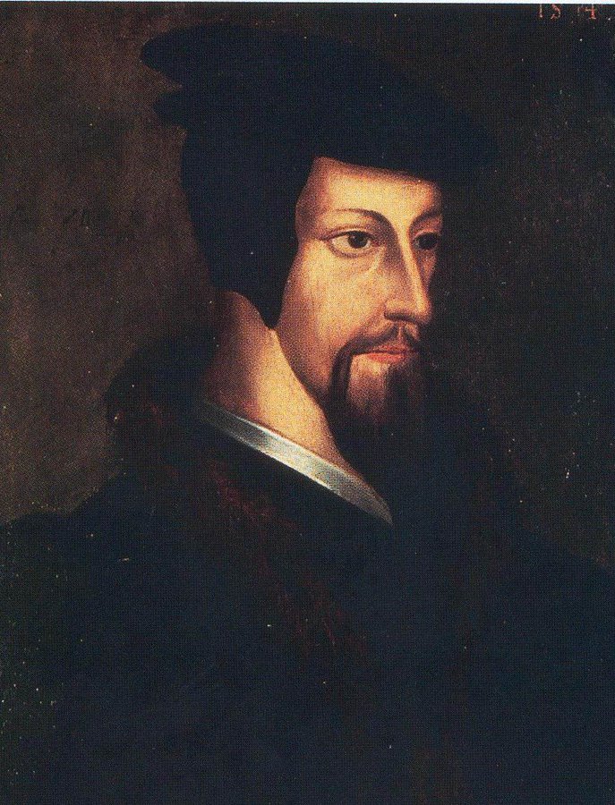 Op deze dag in 1509 werd Johannes Calvijn geboren, belangrijke grondlegger van het protestantisme. Hij was onder meer van mening dat God reeds van tevoren heeft bepaald wie goddelijke rechtvaardiging ten deel zou vallen. Hij verdedigde de opstand (van magistraten) tegen vorsten