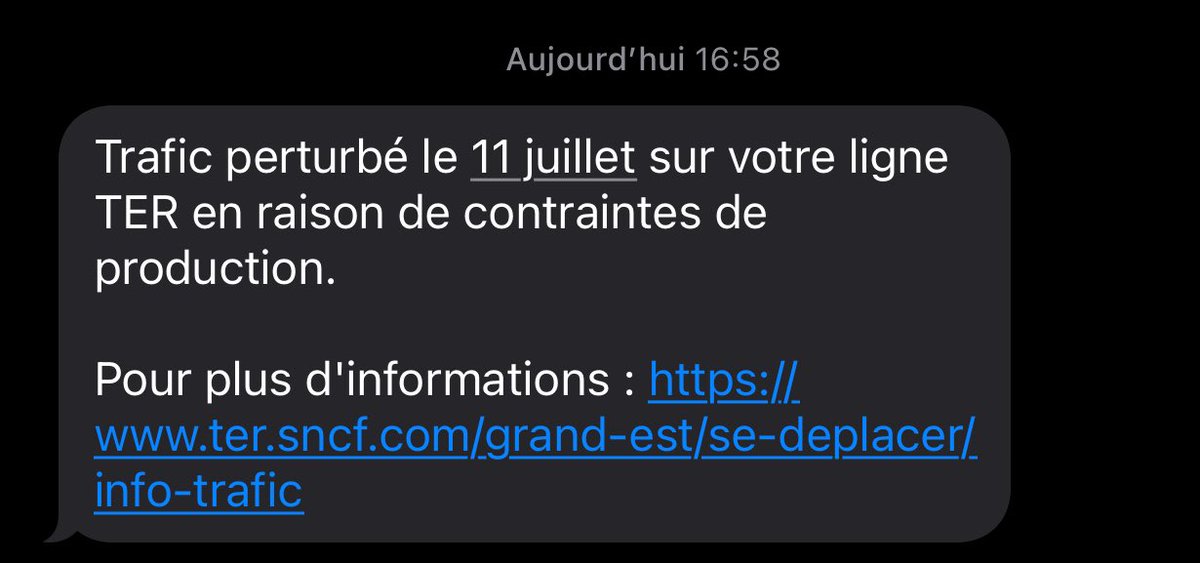incognito⚜️ (@iincoogniitoo) on Twitter photo <a href="/TERNancyMetzLux/">TER Nancy-Metz-Lux</a> bonjour sur le lien il n’y a pas notre ligne ? Elle va arriver la veille à 17h donc demain ? Et on peut avoir des détails ? D’où vient ce problème de production?
<a href="/TER_Metz_Lux/">Ex Usager TER Metz-Luxembourg</a> <a href="/TERNancyMetzLux/">TER Nancy-Metz-Lux</a> bonjour sur le lien il n’y a pas notre ligne ? Elle va arriver la veille à 17h donc demain ? Et on peut avoir des détails ? D’où vient ce problème de production?
<a href="/TER_Metz_Lux/">Ex Usager TER Metz-Luxembourg</a>