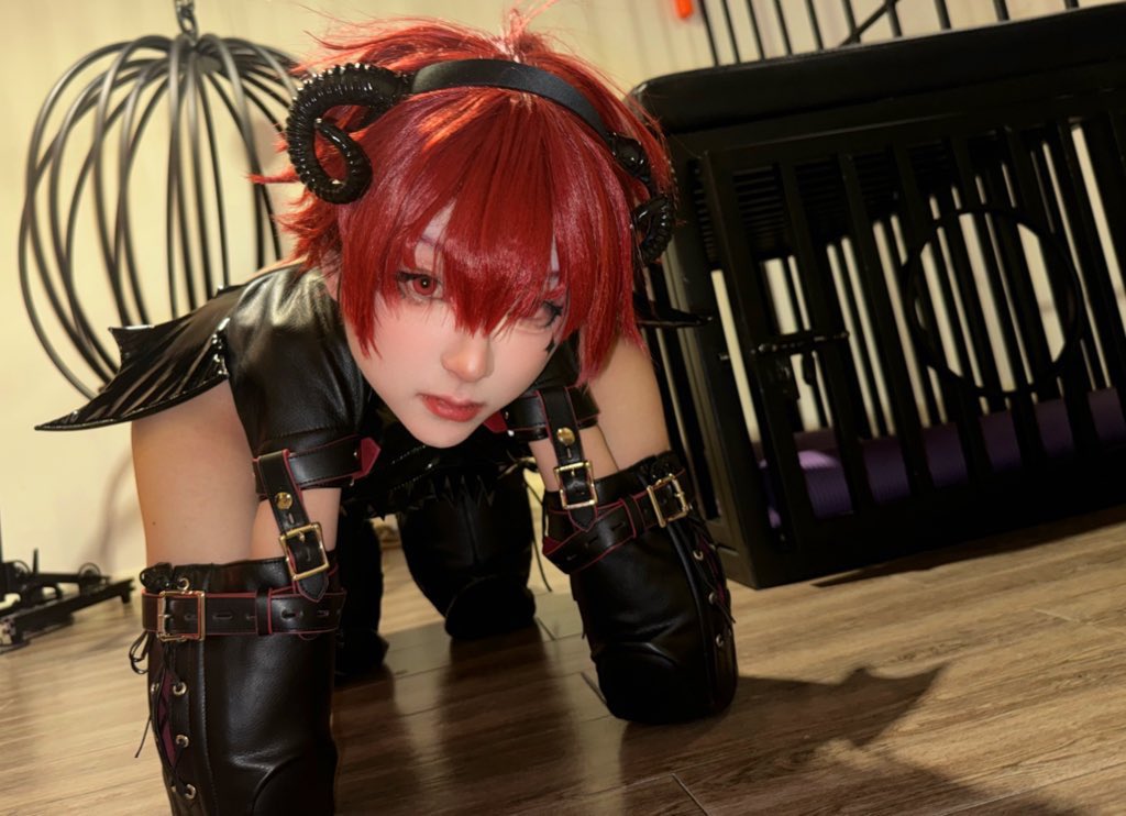 duan521120's tweet image. k9小狗
#男娘
衣服@Waimengshe 
k9套装 @BlackMarieChina