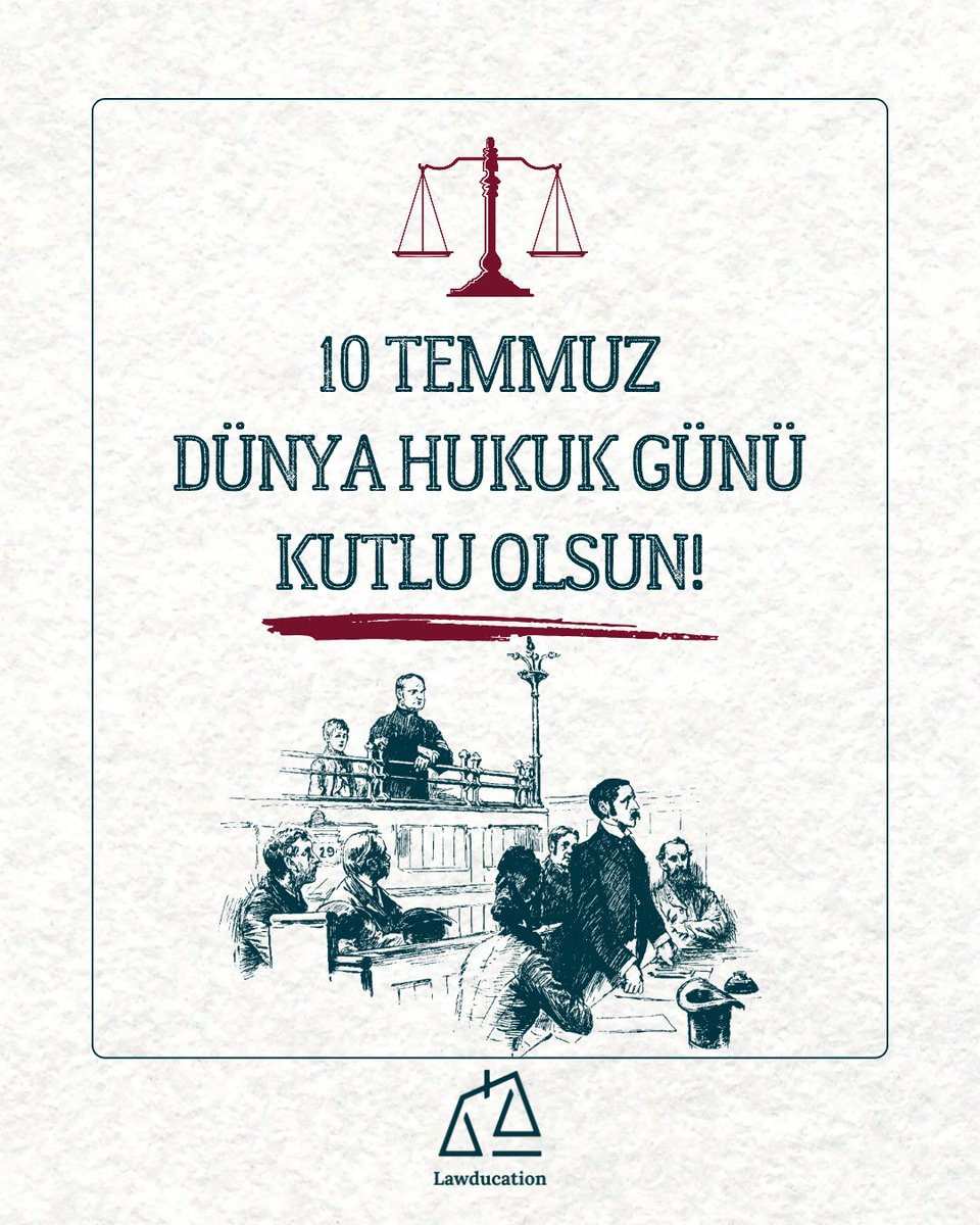 lawducationco's tweet photo. Hukukun üstünlüğüne inanan;
adalet eşitlik ve özgürlüklerin hakim olduğu
bir dünya için durmadan, yılmadan 
mücadele eden tüm hukukçuların 
10 Temmuz Dünya Hukuk Günü Kutlu Olsun! ⚖️

Biliyoruz ki “Bağımsızlık, gelecek, hürriyet, her şey adaletle ayaktadır.” 🙌🏻

#hukuk #adalet #avukat #dünyahukukgünü #niteliklihukukeğitimi