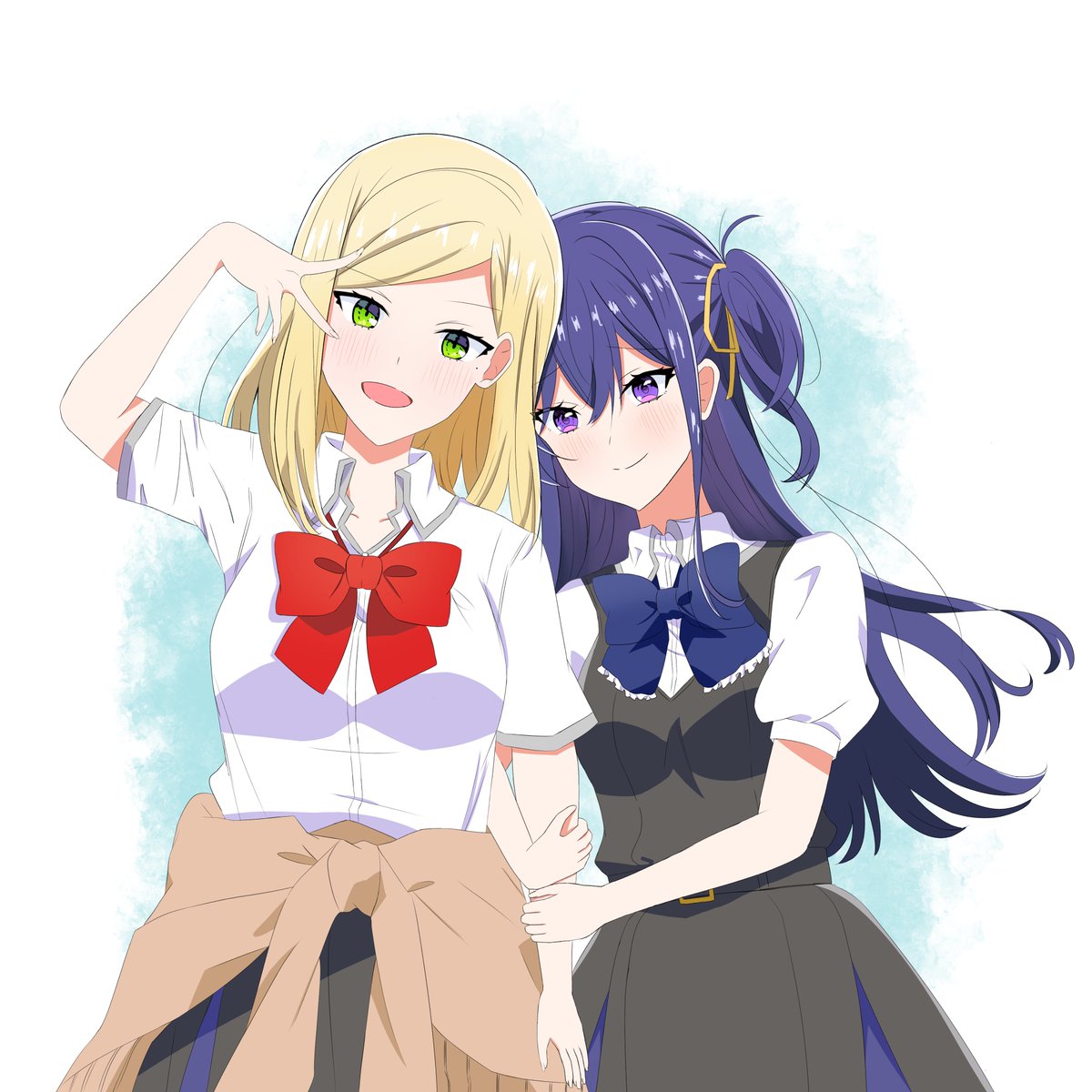 kaguna01's tweet photo. Drew more AkiShiho 💛💜
#ささ恋 https://t.co/oK3goTuDTE