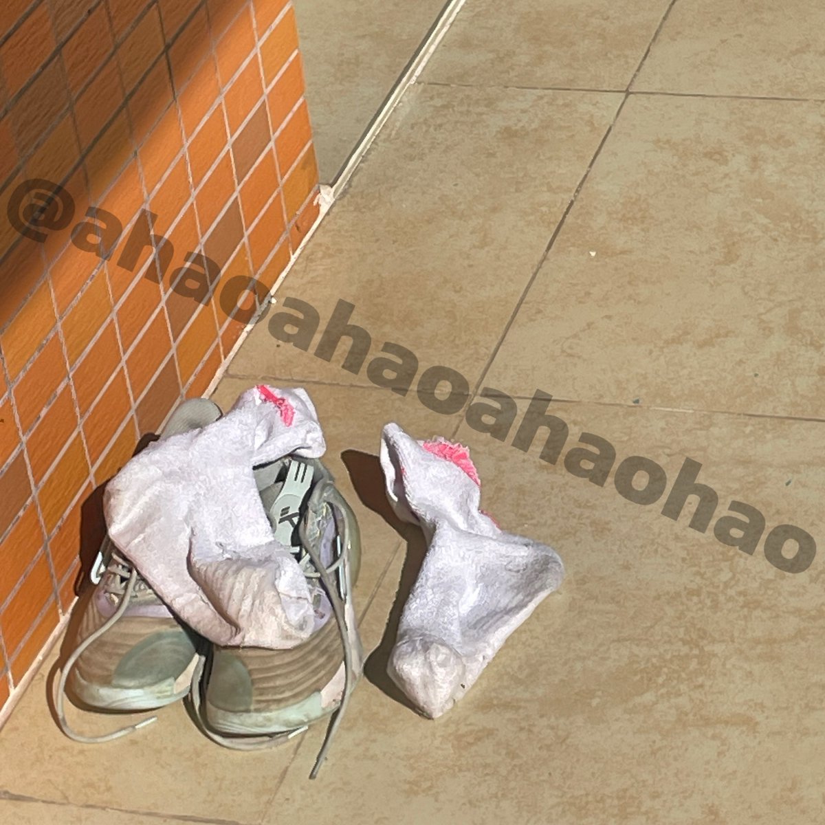 ahaoahaoahaohao's tweet photo. 每次路过这个宿舍，里面的蠢直男都会把打完球的臭鞋和袜子放门口，每次看到都馋得不行。来来回回已经偷拿过十来会了，在宿舍楼梯口，一只塞在嘴里，一只用鼻子猛吸，充满了浓浓的臭脚味。直男们嗤之以鼻的臭袜子，成了骚狗梦寐以求的尤物。
#扫楼 #篮球袜 #直男 #原味袜子 #篮球袜 #男生宿舍 https://t.co/zaJWkTDVVQ