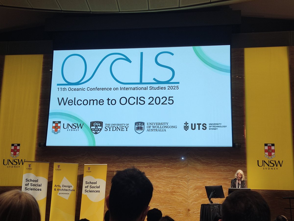 GeoffMillerNZ's tweet image. I&apos;m excited to be at the 11th Oceanic Conference on International Studies (OCIS), hosted by the University of New South Wales (UNSW) in Sydney this week. I presented a paper on the findings of my PhD research. Thanks @Otago for helping me to be here. #OCIS2025 @JohnBlaxland1