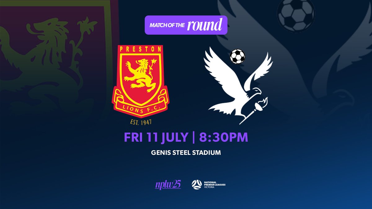Preston Lions return to Genis Steel Stadium with a point to prove as they host finals-chasing Boroondara Eagles in a blockbuster Match of the Round.

Match Preview: ftbl.vc/4eG1vhP