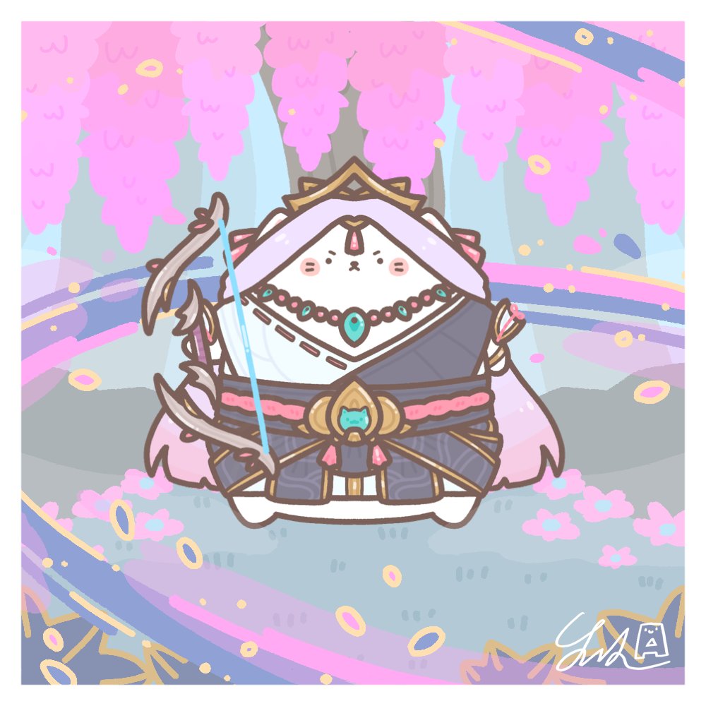 yeeeh_0613's tweet image. 😺🌸
#LeagueOfLegends 
#Ashe #SpiritBlossom #LeagueOfLegendsFanArt