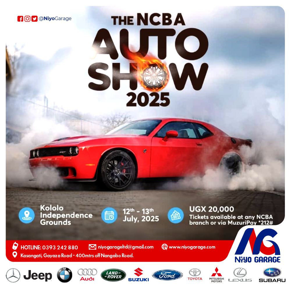 NiyoGarage's tweet image. This weekend, Catch us live at the @AutoShowKampala 12th–13th July, Kololo Grounds — where machines meet mastery! From expert car repairs & maintenance to tips on keeping your ride in top shape, we’ve got you covered! Let’s make it a weekend to remember!
#AutoShow2025 @NCBAUganda