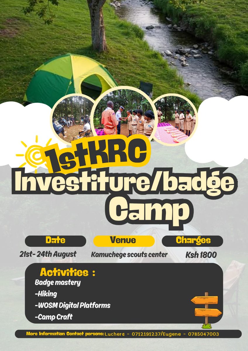 1st_rover's tweet photo. From camp craft skills to discovering how to navigate and access @worldscouting digital platforms and resources, scenic hikes, and badge mastery, this camp promises growth, adventure, and recognition. 🌲🏕️

#ServiceWithIntegrity #MaRoverNaCSA #SkillsForLife #Scouts4SDGs https://t.co/FOHLY9RFIB