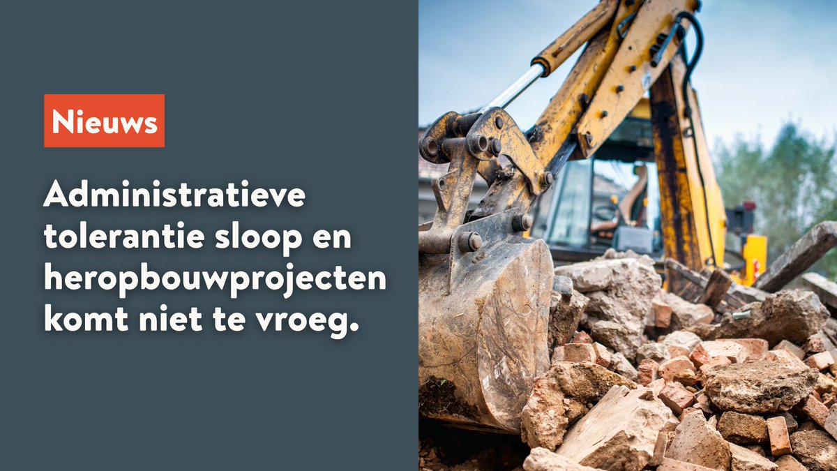 Minister Jambon voert een administratieve tolerantie in voor o.a. het verlaagd btw-tarief (6%) bij sloop en heropbouw. Zonder ingreep dreigden bouwprojecten plots aan 21% btw in plaats van 6% te vallen. Volgende stap: snelle goedkeuring van de Programmawet.