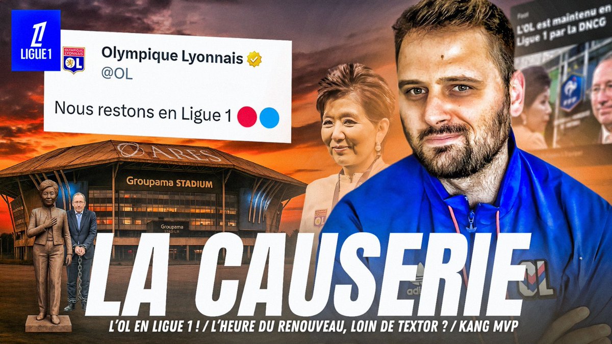 UnGoneExpa's tweet image. ⏰️ON RESPIRE ! L&apos;OL est maintenu en Ligue 1 ! 😭🙏

Un soulagement énorme mais pas une satisfaction en soi : l&apos;OL sauve sa peau avec M.Kang à la baguette !

Et maintenant, le plus dur reste à venir ?

Merci @MatthiasGFX 🖌🎨 (il est trop fort) !

🔗youtu.be/Fqqyfyle3yk