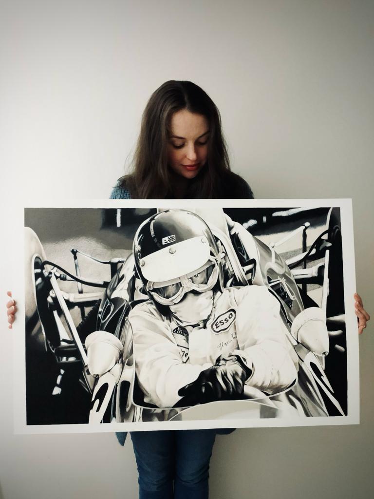 Ecapener's tweet image. Little Thursday throwback to my Jimmy Clark drawings 😊
Limited edition prints of my Jimmy portrait are still available and currently on sale, the other one is now sold out!
emmacapenerart.com/products/clark…