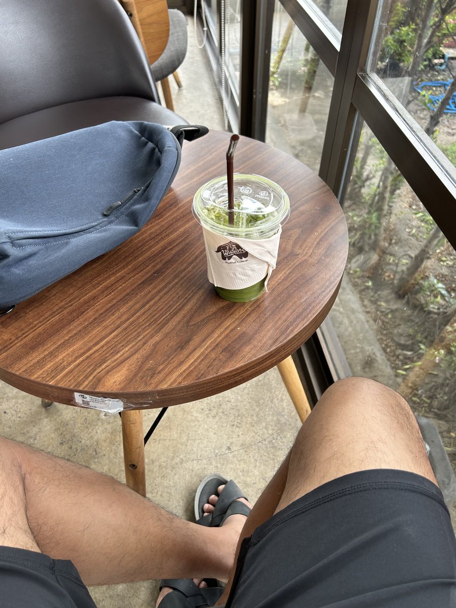 ชาเขียวแก้ง่วงครับบ ☘️🍵