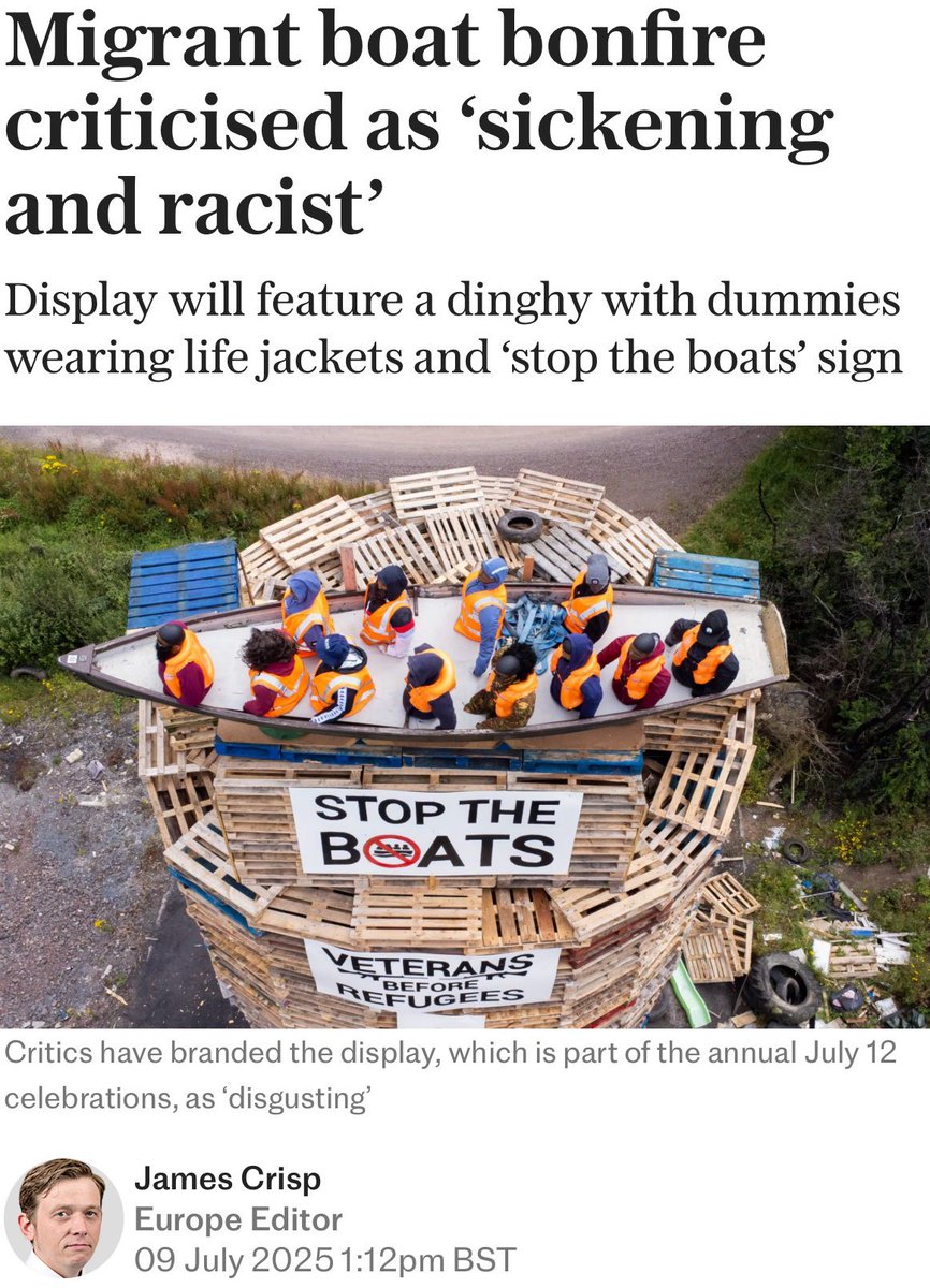Is this migrant boat demonstration too much, or justified considering the UK's immigration crisis?