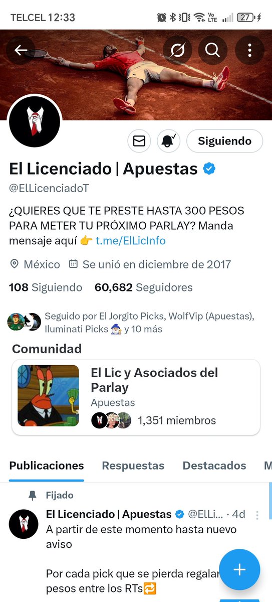 Juancmb18's tweet photo. @ElLicenciadoT Venga mi Lic! 
Que se arme! https://t.co/DZ6gtFsNAf