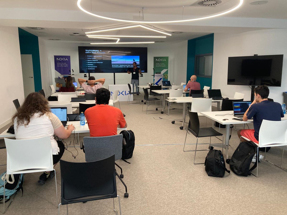 SummerSchool_XR's tweet photo. 🎯 From concept to creation! At the 3rd #EURASIP Int. #SummerSchool2025 on #XR, hands-on practice is key: applying knowledge through projects like #VR archery helps transform ideas into real immersive experiences.
#XR  #ArcheryTech #ImmersiveDesign #BuildInXR @eurasip @nokia https://t.co/f7N3voA3PX