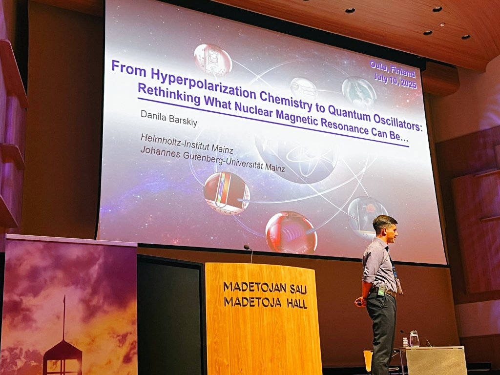 We begin the final day of #EUROMAR2025 with plenary lectures by Anja Böckmann and Danila Barskiy 🎙️
#NMR #MRI #EPR #ESR