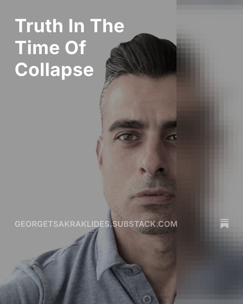 Truth has become a product that now goes through all the rigorous stages of product development: design, manufacturing, branding and selling. Just like products, only the most popular and profitable manufactured truths survive. 
open.substack.com/pub/georgetsak…