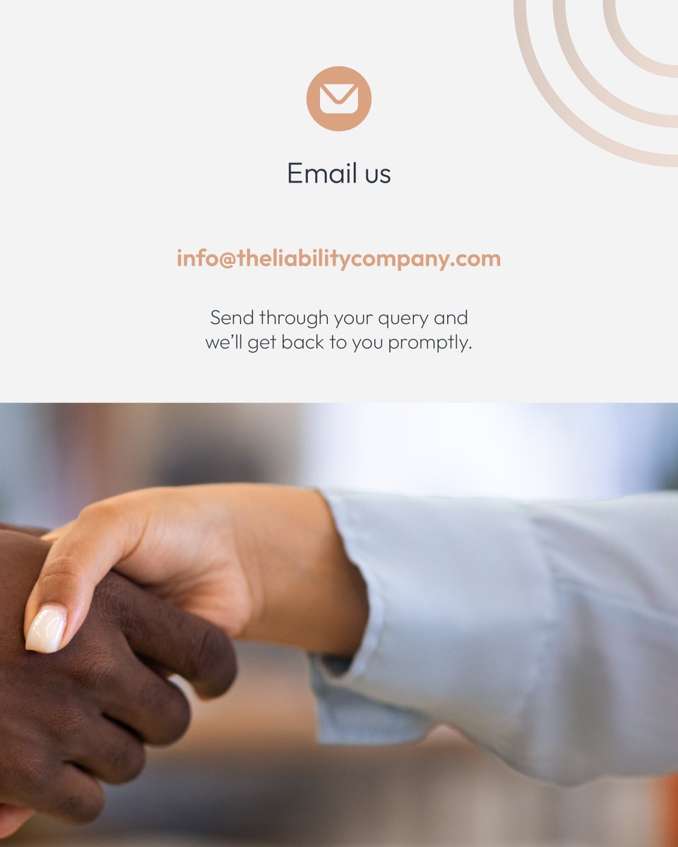 theliabilityco's tweet image. Looking to get in touch? Whether you prefer a quick call, a detailed email, or a face-to-face chat, we make it easy to reach us.
Our team is here to support you, wherever you are.
📞 +27 12 667 2441
📧 info@theliabilitycompany.com
🌐 theliabilitycompany.com
#Insurance