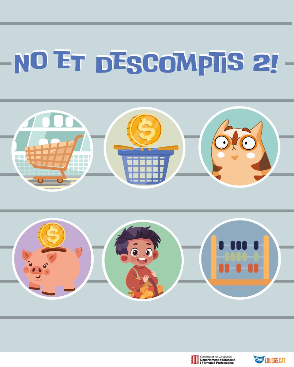 Poseu-vos a prova amb sumes i restes i divertiu-vos mentre milloreu les vostres habilitats de càlcul. Jugueu-hi! ✨ 

🔗 edu365.cat/interactius/eu…

#matemàtiques #primària #Edu365