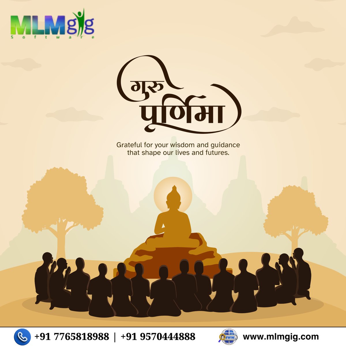Celebrating the divine occasion of Guru Purnima with heartfelt gratitude to the mentors who light our path. At MLMGig Software, we believe that the right guidance—whether from a Guru or a great MLM system—can change everything.
🌼 Honour wisdom.
#GuruPurnima #GuruPurnima2025