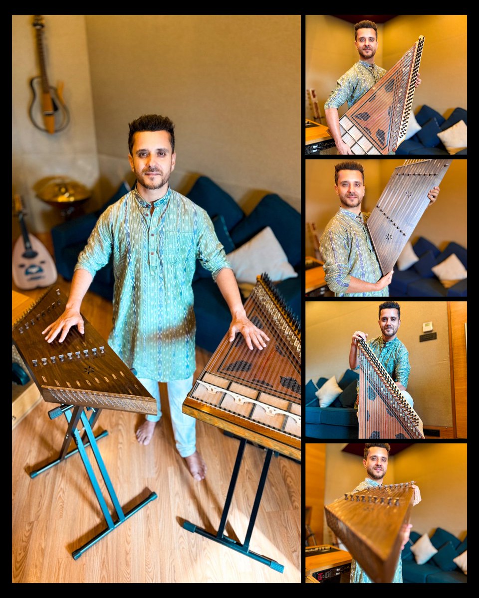 raghavsachar's tweet image. Finally added two dream instruments to my collection — the Turkish Qanun and the Persian Santur 🤍
#musicwithraghavsachar