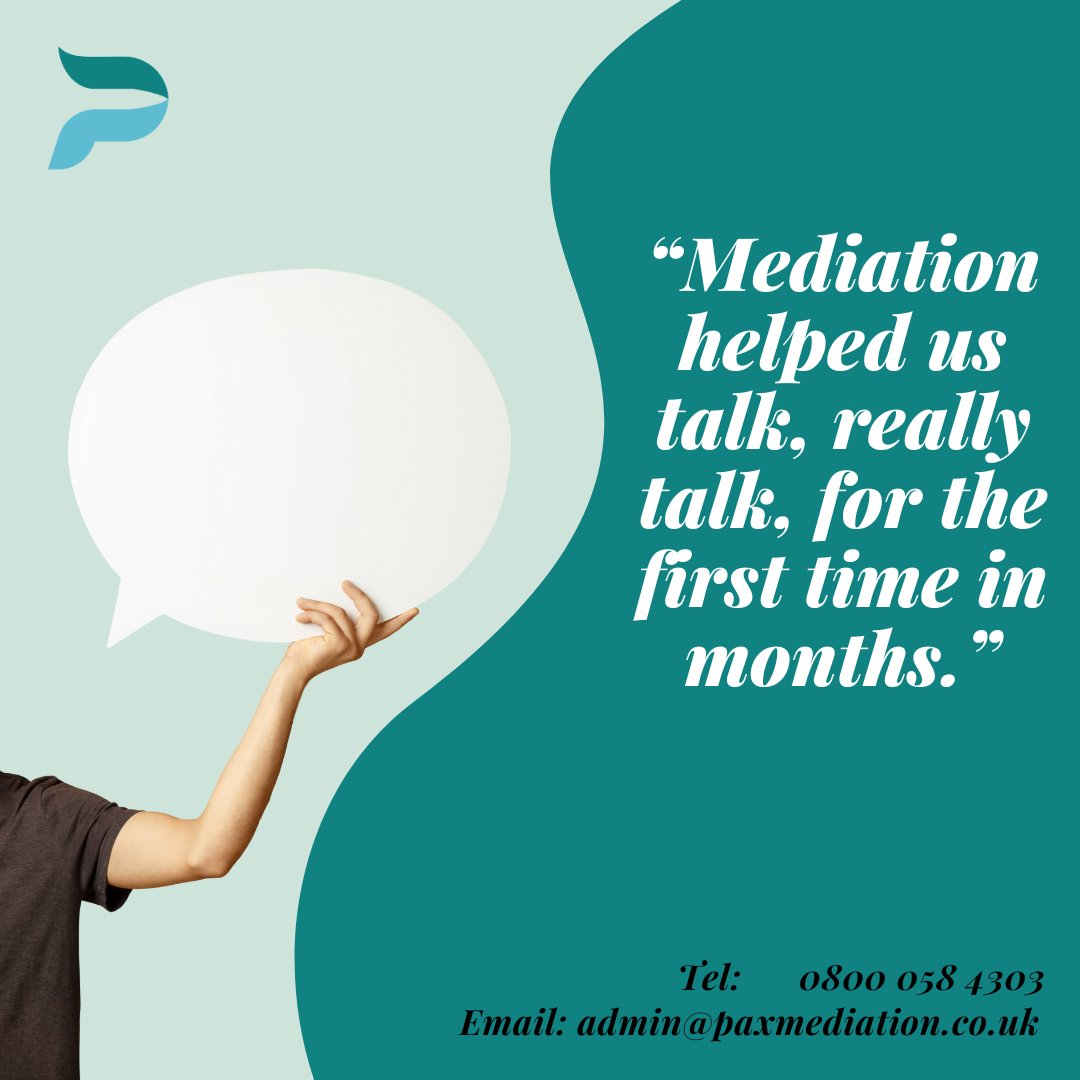 paxmediationuk's tweet photo. Conflict happens, but it doesn’t have to define your future. Pax Mediation is here to help families find a way forward, together.
Find out more about how our mediators support families in conflict. Give us a phone call, or check out our website for more information. https://t.co/BJcWQh2nCv