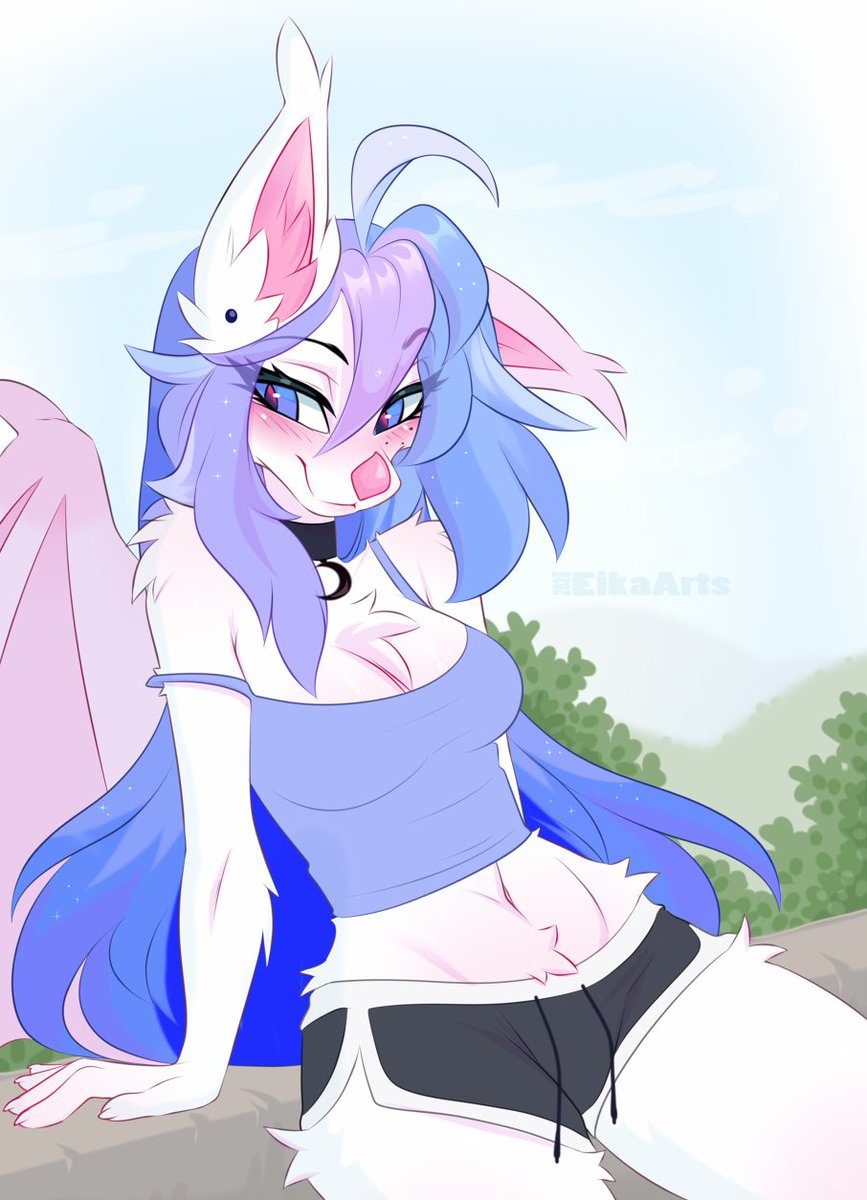 Attack on <a href="/prismkasa/">🌷 prism 🌷 (comms closed)</a> ! 

Artwork by me. #artfight2025