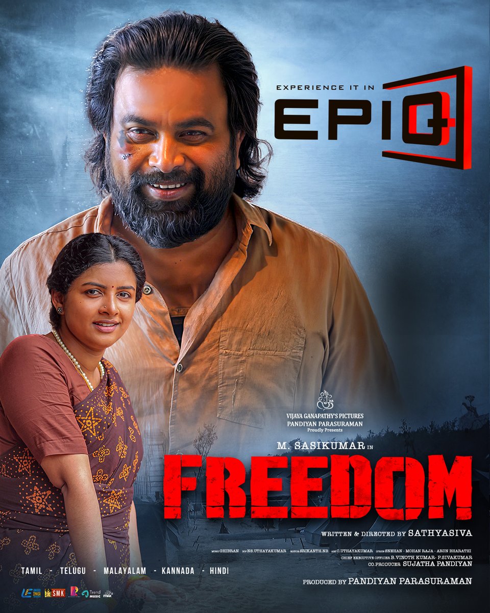 EPIQ (@epiqcinema) on Twitter photo From ashes of war, rose the will to live.
#FREEDOM – The soul of Eezham Tamils on screen.
Experience it in all its truth at #Epiq
Directed by @sathyashivadir
Produced by @vijayganapathyspictu @pandiyanparasuraman
Music by @ghibranofficial
<a href="/lijomol/">lijomol joseph</a> @thesudevnair <a href="/nsuthay/">NS Uthaya kumar</a> From ashes of war, rose the will to live.
#FREEDOM – The soul of Eezham Tamils on screen.
Experience it in all its truth at #Epiq
Directed by @sathyashivadir
Produced by @vijayganapathyspictu @pandiyanparasuraman
Music by @ghibranofficial
<a href="/lijomol/">lijomol joseph</a> @thesudevnair <a href="/nsuthay/">NS Uthaya kumar</a>