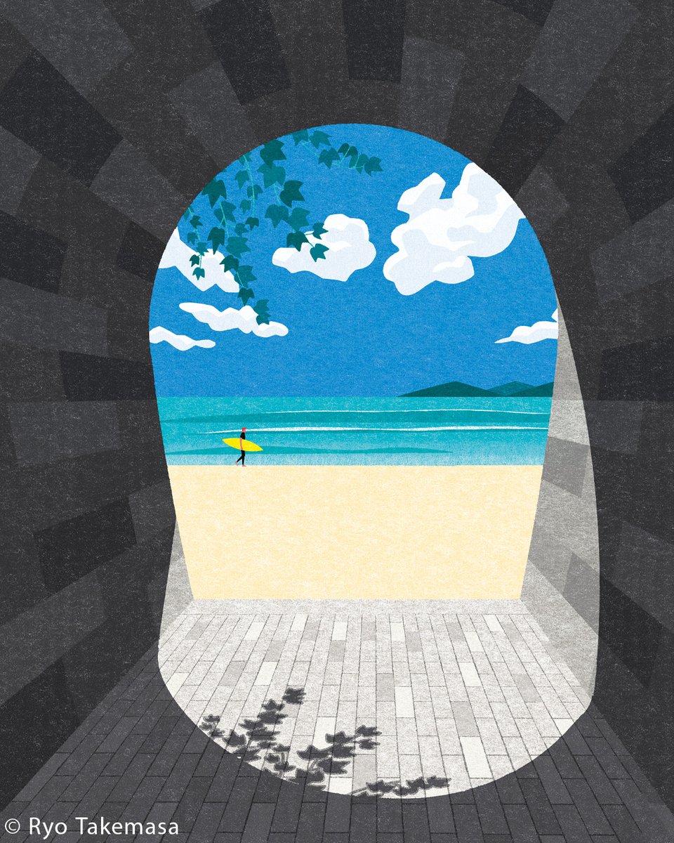 takemasaryo's tweet image. Tunnel to the Sea (2017)
Art Print: inprnt.com/gallery/ryotak…