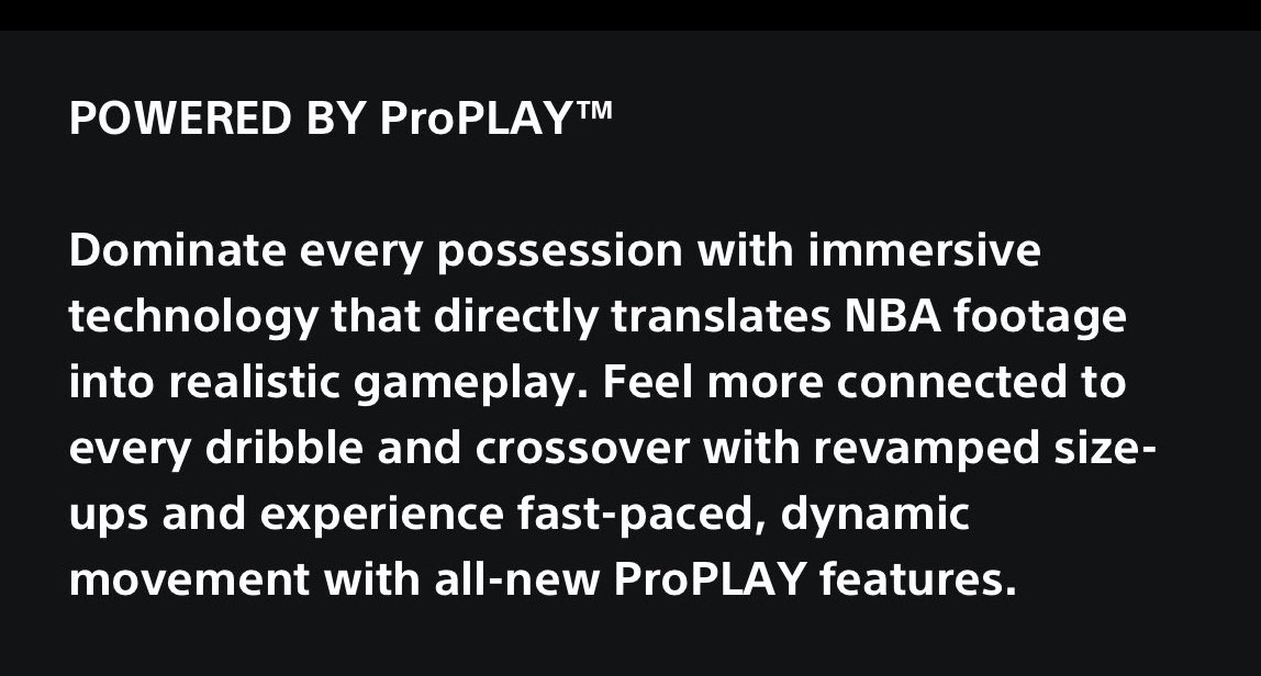 For #nba2k26 dribbling and movement this is great news they have never put in a report fast -paced dynamic movement before  I bet the movement will be better then 25 to many ppl complained about the feel of the game not just dribble spams .