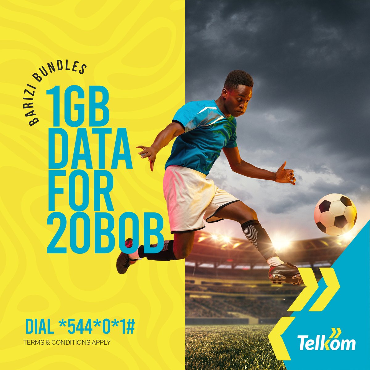🌟 Dive into the heart of the FIFA Club World Cup final with 1GB data for only 20 bob! ⚽ Chelsea take on PSG in 30 minutes! 🔥 Stream every goal, tackle, and victory LIVE on your device - because this is a show-down that cannot be missed! Dial *544*0*1# and catch all the ACTION