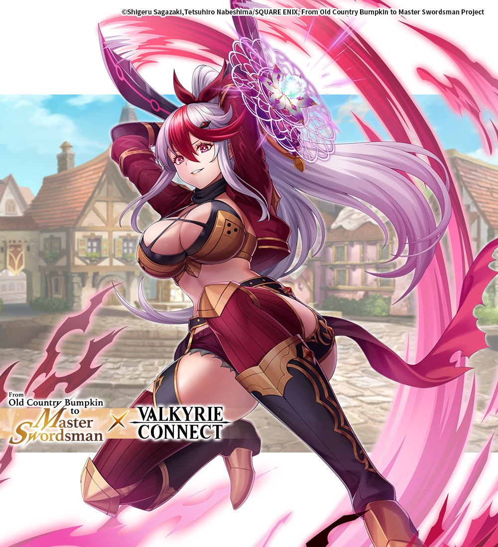 vconnect_en's tweet image. Collab Hero Introduction
Introducing Twin Dragonblade Lodur, voiced by #YuKobayashi!
Lodur is donning Surena Lysandra's outfit. In addition to the divine power she holds as a Catalyst, Surena's dual swordsmanship skills have been directly bestowed upon her.
#ValkyrieConnect…