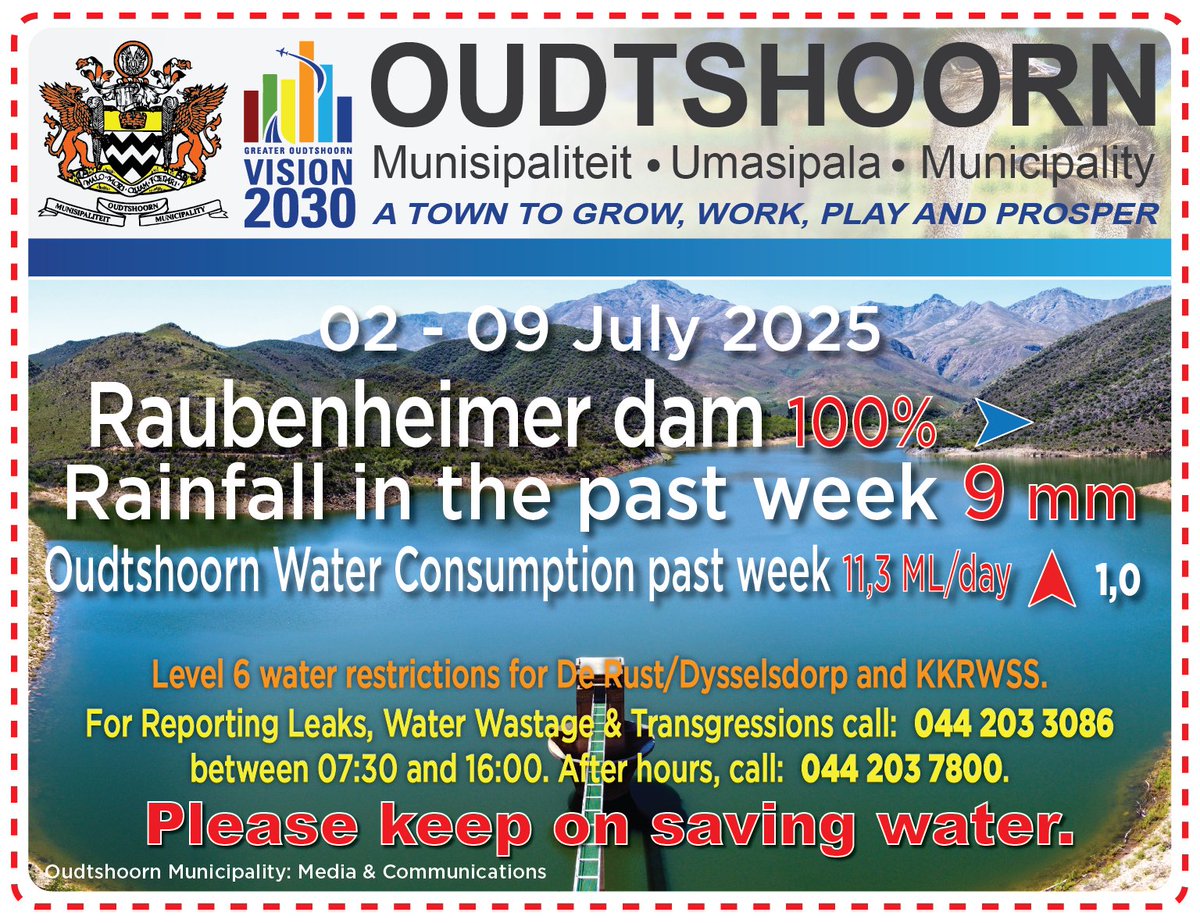 Oudtshoorn Municipality tweet media