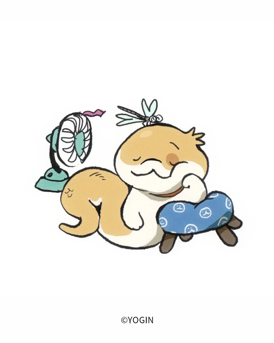 涼涼的好舒服～
Breezy breeze, cool and nice~

#小狗蛇點點 #小狗蛇 #snakespot #鯊貓宇宙 #ㄠ了個菁 #Yogin #sharkittyuniverse
