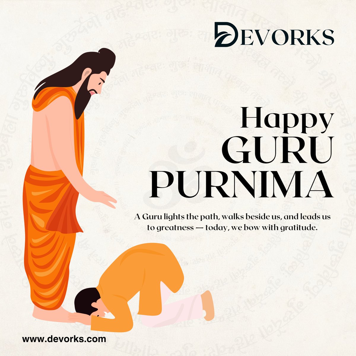Devorks1's tweet image. 🌕 On this Guru Purnima, we honour the true architects of growth — our mentors.

At Devorks, we’re grateful to those who light the path of innovation and impact.

🔗 devorks.com