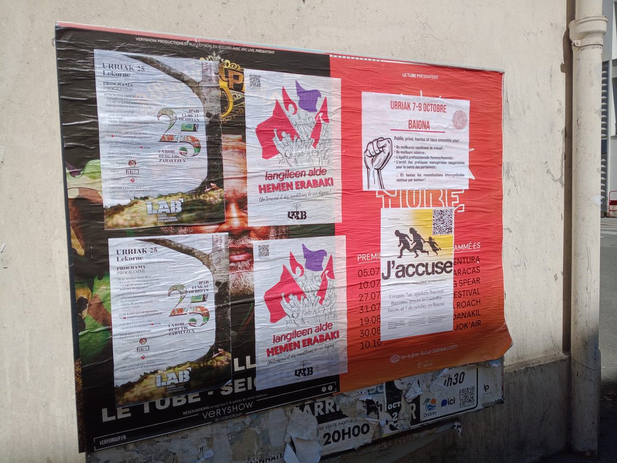 LAB IEH (@lab_ieh) on Twitter photo 🔴⚪️Besta bai, borroka ere bai! 
Patxa plazan J'accuse kanpainako autoinkulpazioa izenpetzeko aukera duzue! 
Ekarpen ekonomikoa ere beharrezkoa da 👉labur.eus/z7nipdnv
Politika migratzaile arrazistak eta hiltzaileak salatu ditzagun! 🔴⚪️Besta bai, borroka ere bai! 
Patxa plazan J'accuse kanpainako autoinkulpazioa izenpetzeko aukera duzue! 
Ekarpen ekonomikoa ere beharrezkoa da 👉labur.eus/z7nipdnv
Politika migratzaile arrazistak eta hiltzaileak salatu ditzagun!