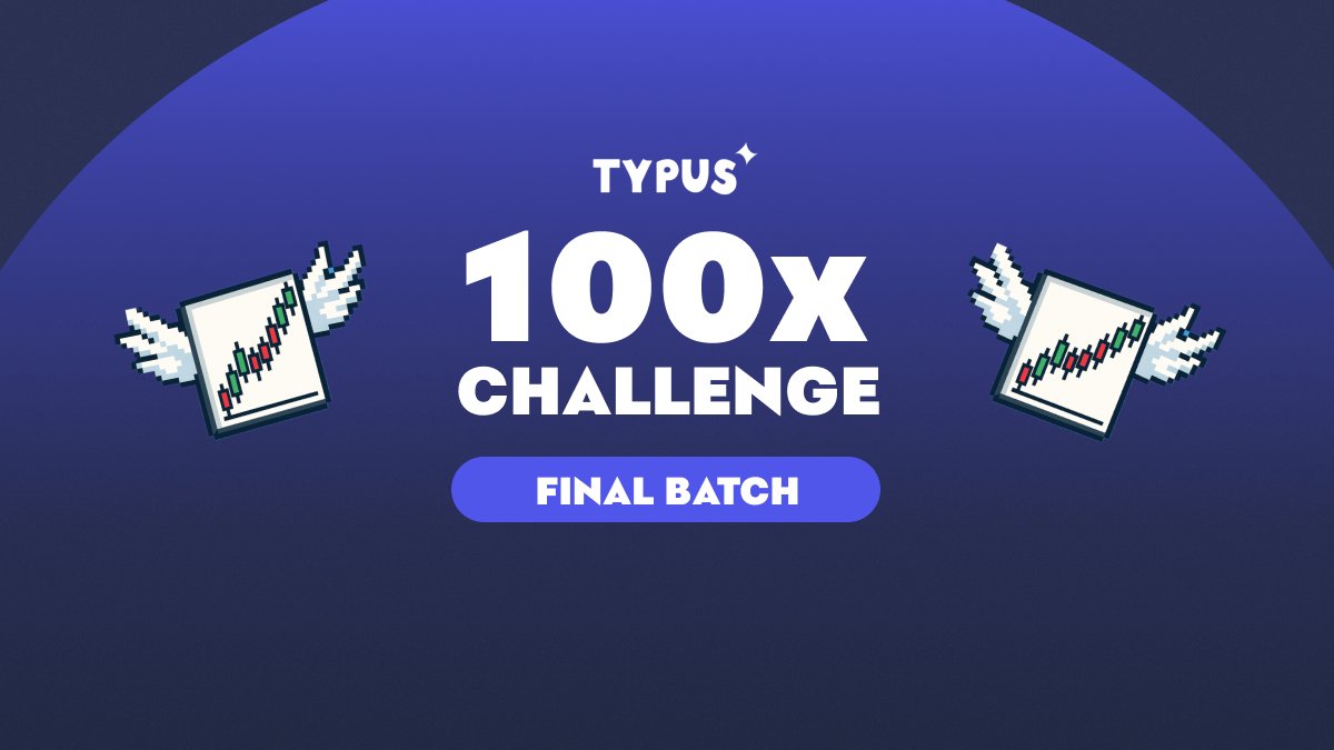 CryptoSpecterX's tweet image. 📬Join the @TypusFinance  100x Challenge on @GiveRep ! 
Turn 20 SUI into 2000 SUI trading on Typus Perps. Show your skills, compete, and win big! 🤑