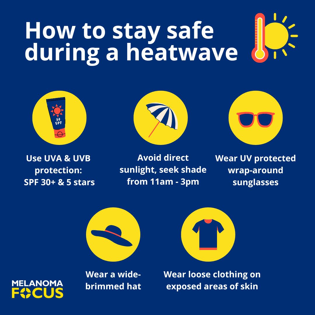 🔥 The weather is ramping up across the UK over the next couple of days.

❗During this time it is essential that you protect your skin from the sun.❗

You can enjoy the sun but please do follow our heatwave advice.

👉buff.ly/9azzWKh 

#melanoma #heatwave