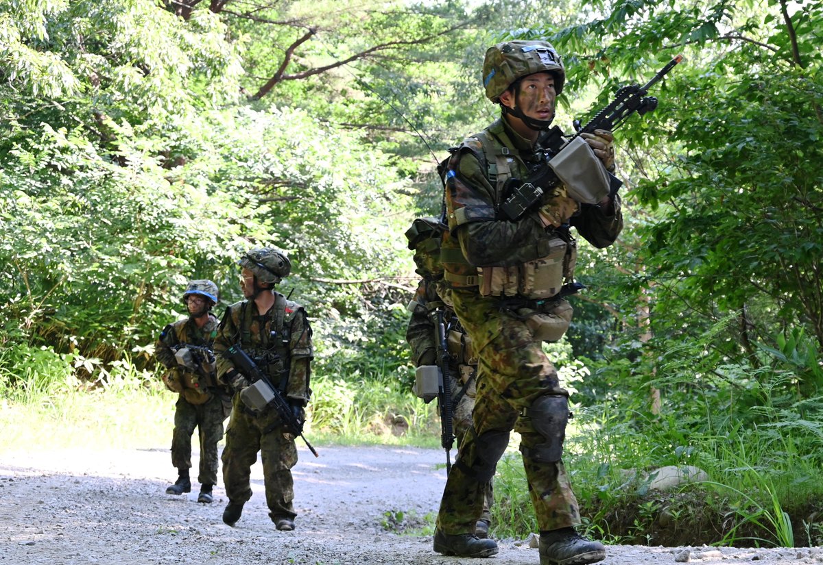 TagajoGSDFpr's tweet image. #第22即応機動連隊 は、王城寺原演習場において「第3次連隊野営訓練」を実施しました。各種訓練を通じて、更なる練度の向上に努めました。